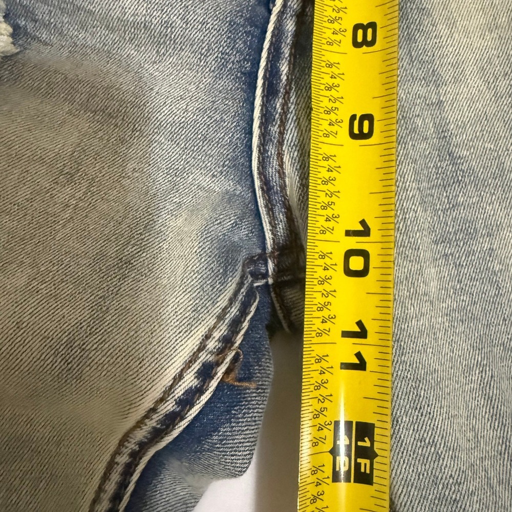 KDNK Mens 32" Distressed Skinny Jeans Light Wash Blue Ankle Zip 1141411 NEW NWT - Picture 16 of 16